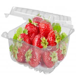 Transparent PET Plastic Blister Fresh Fruit Punnet Strawberry Clamshell Packing Box