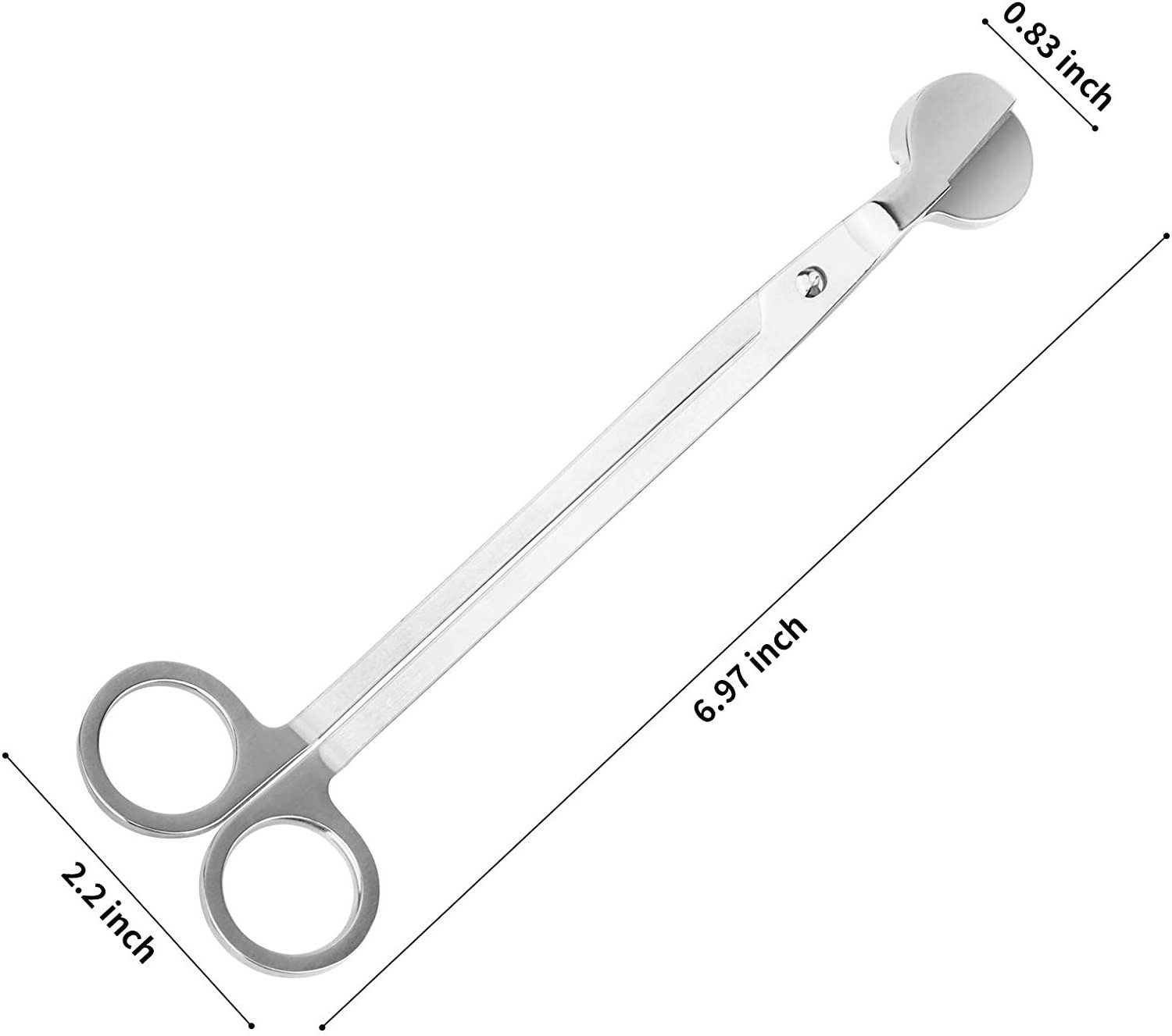 Candle Wick Trimmer Polished Stainless Steel Wick Cutter  Scissors Made in Pakistan