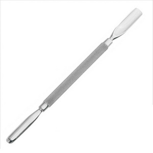 Best quality cuticle nail pusher manicure and callus remover Custom Stainless Steel Nail Cuticle Pusher Tools For Nails