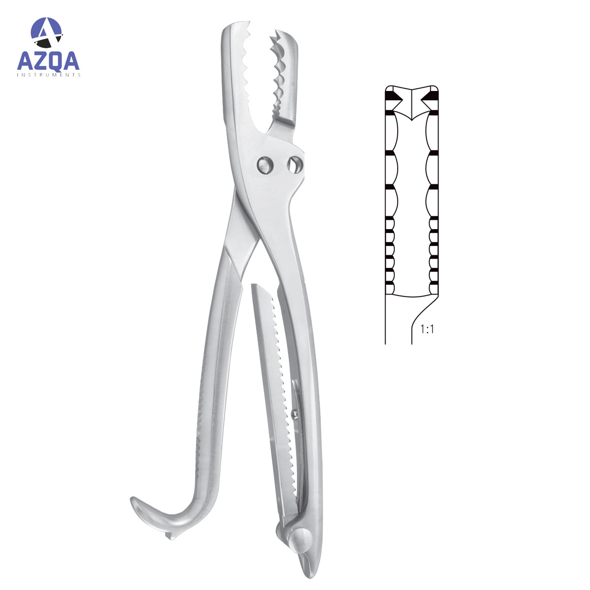 Stainless steel Semb Bone Holding Forceps surgical Instruments Zimmer Self-Centering Bone Holding Forceps Surgical Instrument