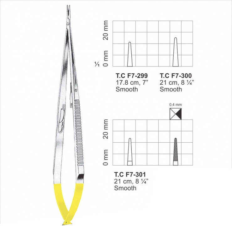 Gold handle Crile Wood Needle Holder TC Artery Forceps Dental Surgical Homeostatic forceps