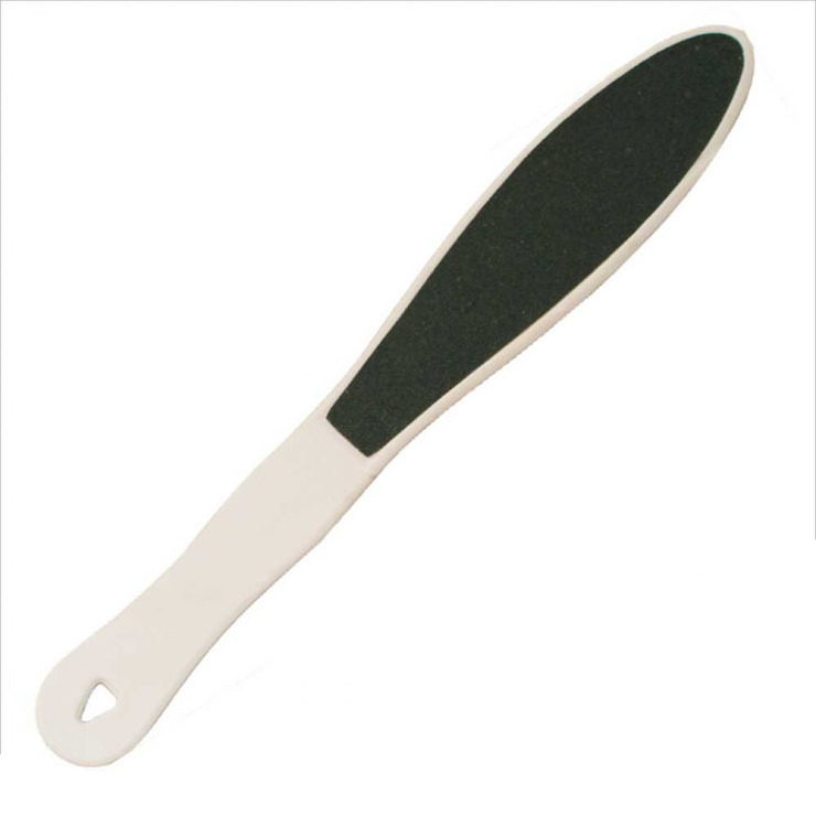 Plastic handle Emery and dead skin remover Foot file with stainless steel sharp blade made in Pakistan