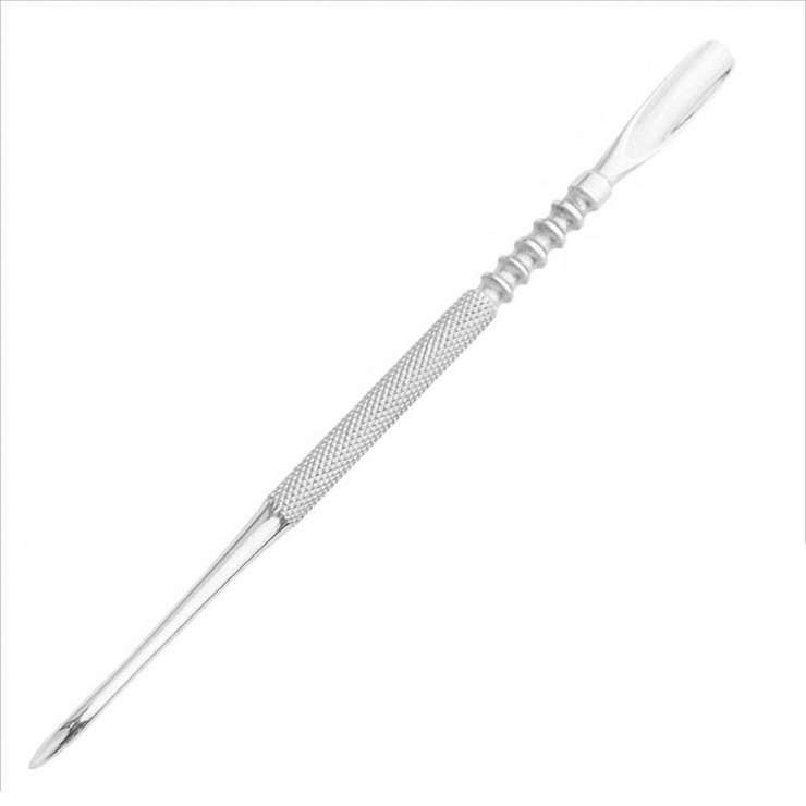 Best quality cuticle nail pusher manicure and callus remover Custom Stainless Steel Nail Cuticle Pusher Tools For Nails