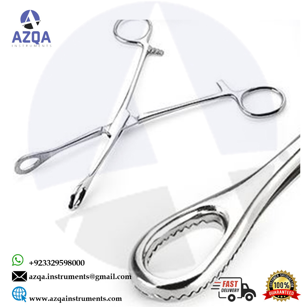 Foerster Sponge Forceps - Curved, Serrated, Medical Tool and Surgical Scissors