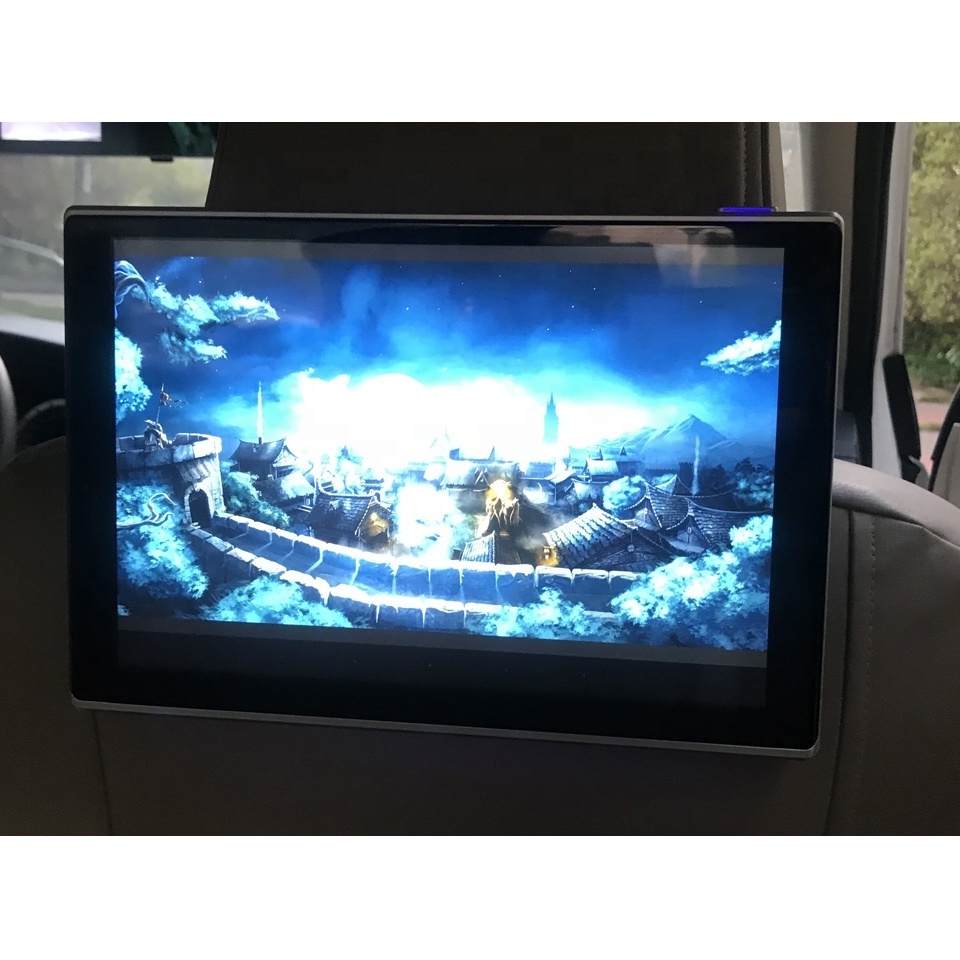 High-end Car Rear Seat Headrest TV Monitor 11.8inch Large Screen For Chrysler 300c Phone Mirroring Display Android Games Player