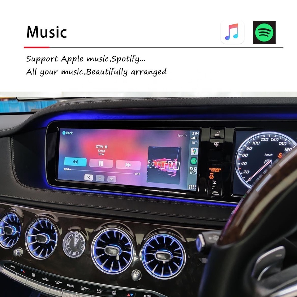 Car Multimedia Wireless Apple CarPlay For Mercedes S Class W222 CarPlay Android Auto Retrofit Module Smart TV Box