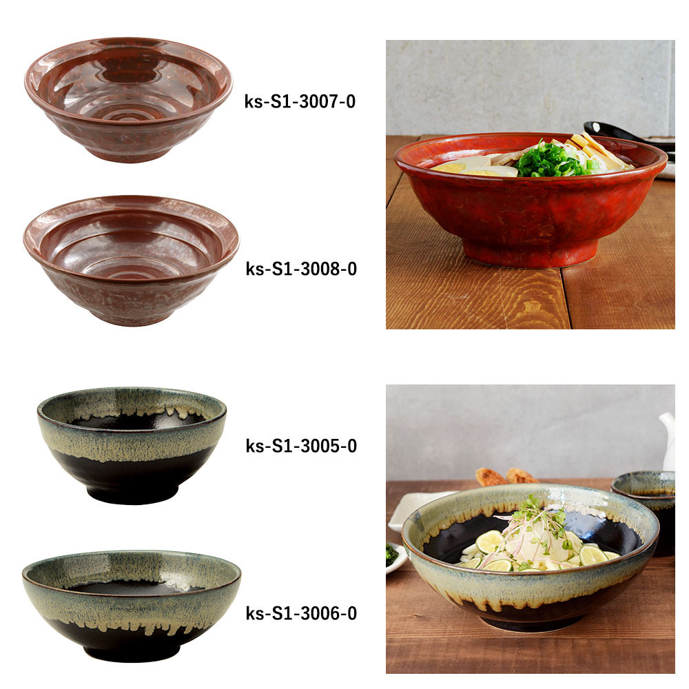 Set Custom Cute Noodle Japanese Ceramic Wholesale Ramen Bowl