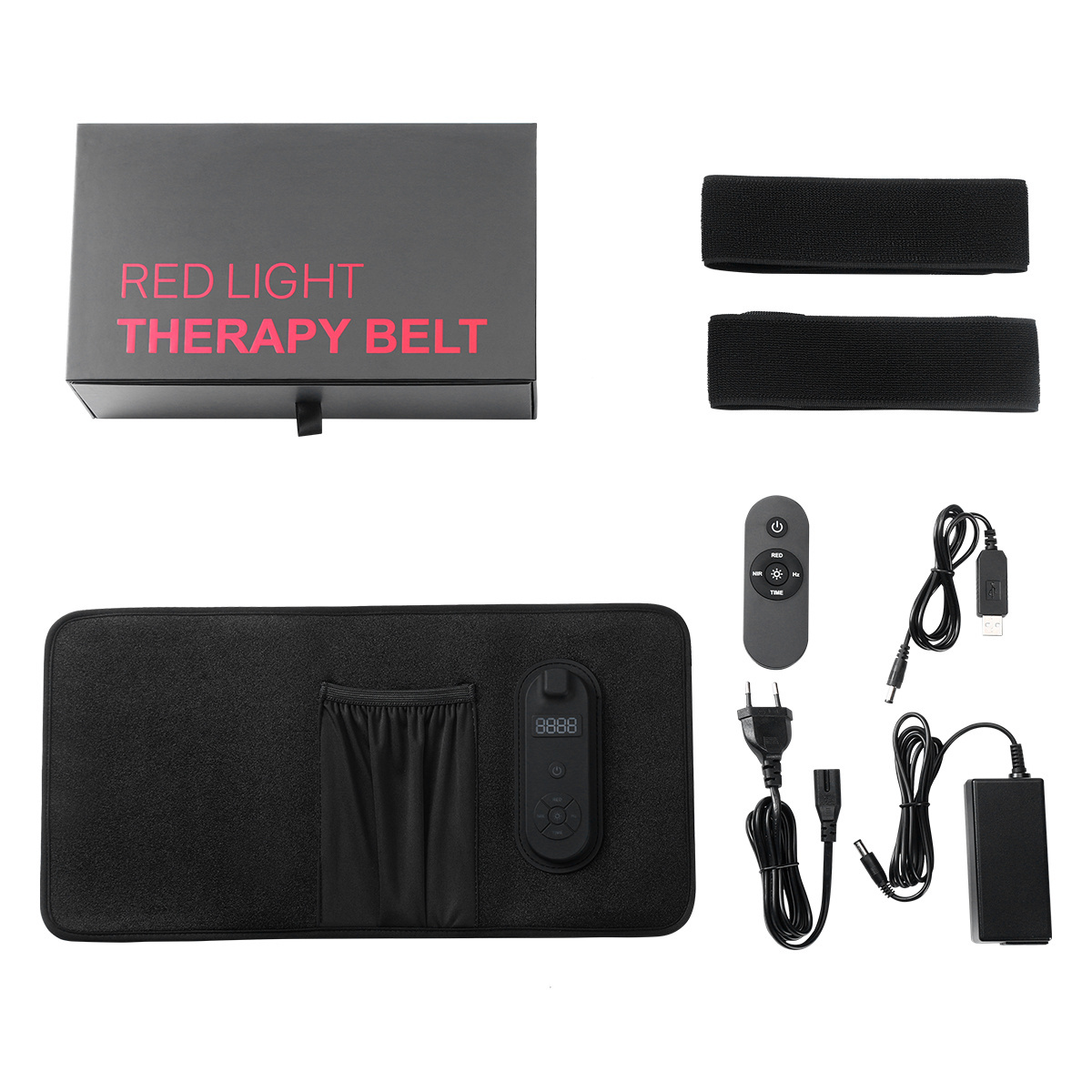 AZURE belt pain relief  360 leds infrared red light body pad wrap 660nm 850nm red light therapy belt