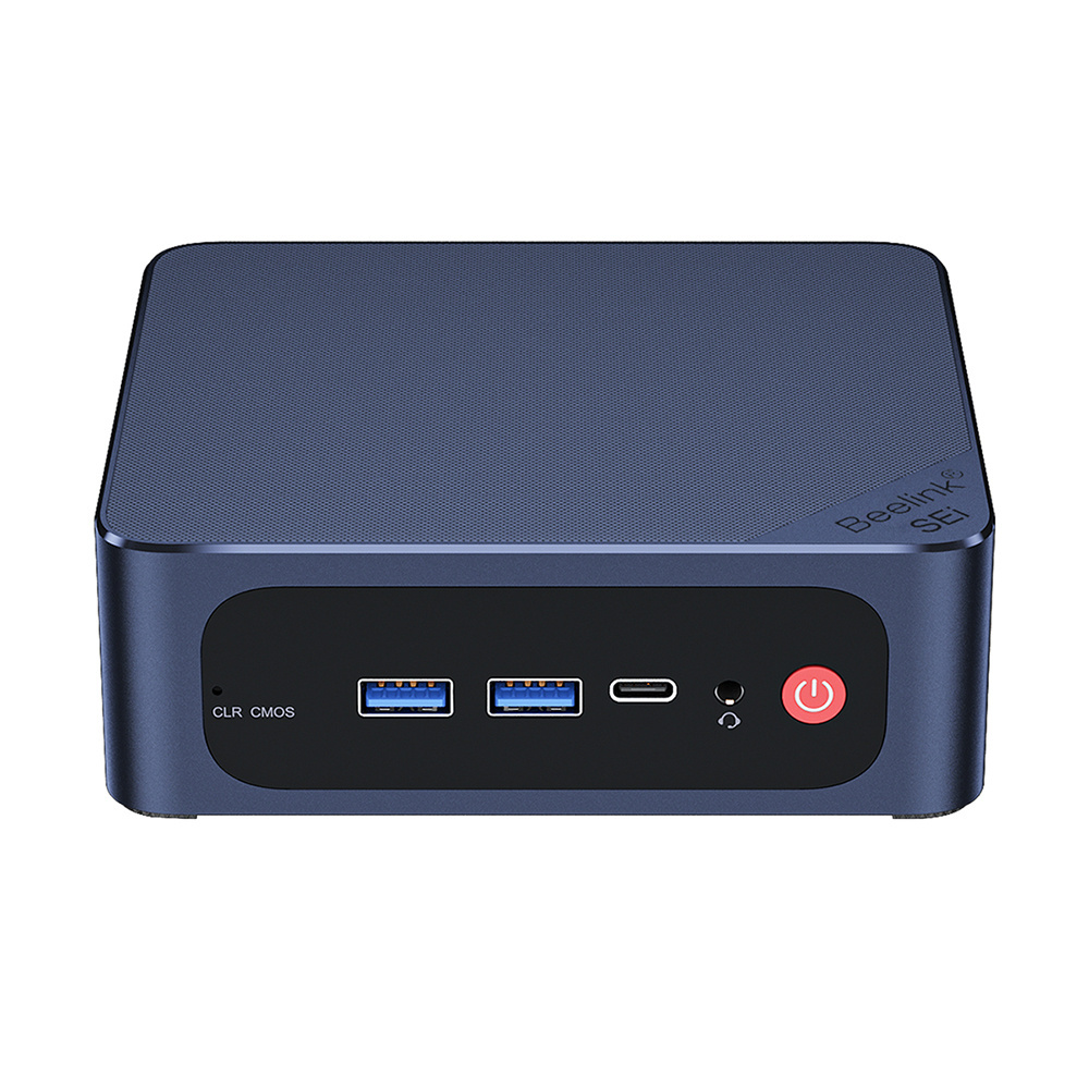 Beelink SEi12 12650H Mini PC Intel Core i7-12650H CPU 10 Cores 16 Threads Dual Channel DDR4 32G 500G NVMe HDMI USB Mini Computer