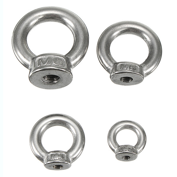 SS 304/316 Eye Nuts Bolt Lifting Hook Ring Bolts Swivel Expansion Gate Hinge Stainless Steel Nut