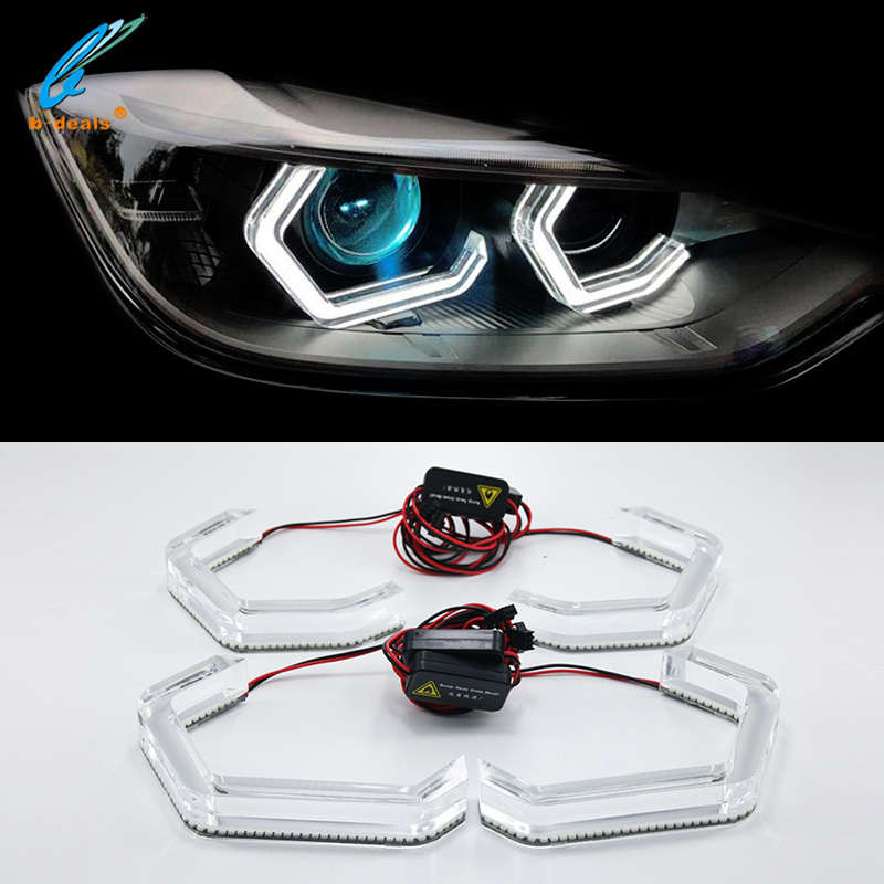 B-deals Flat Bottom Dtm Style New Iconic Halos For BMW M4 Led Angel Eyes Retrofit