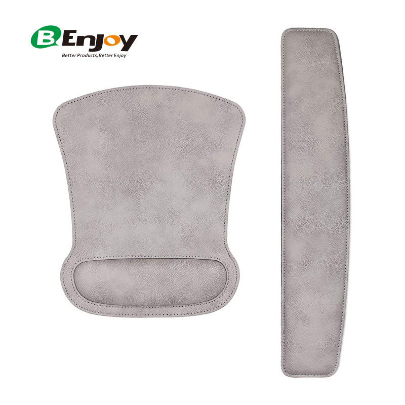 Hot Selling Custom Print Memory Foam Gel Ergonomic Keyboard Wrist Rest and Mouse Pad with Wrist Support Set