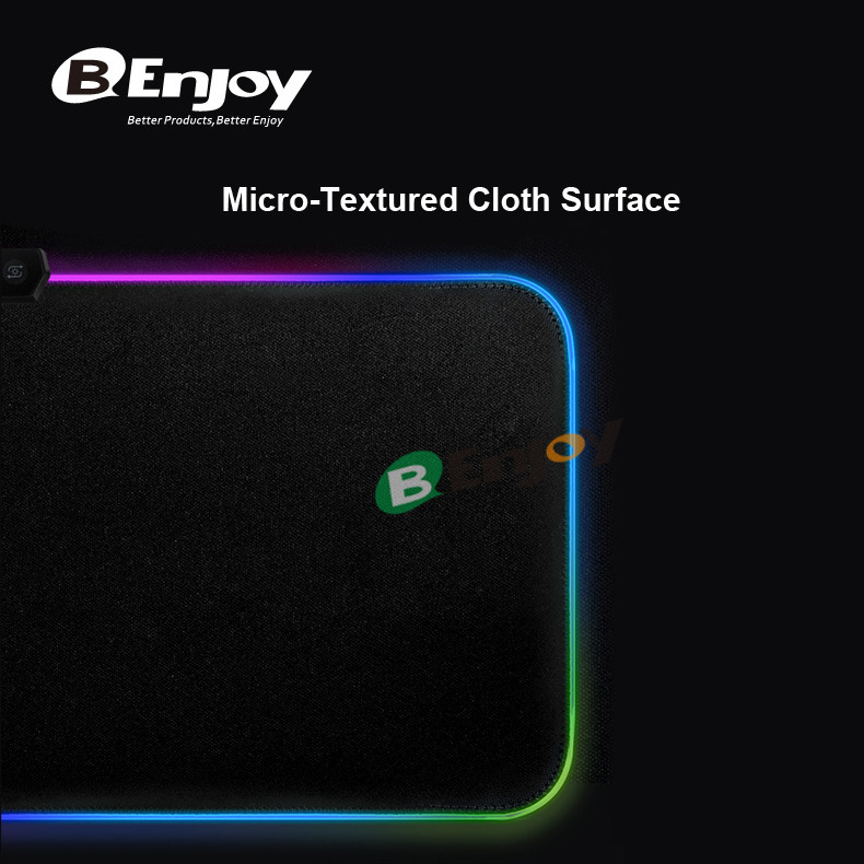 Hot Selling Extra Large XXL Prism Soft Cloth Microfiber Esports Comfortable  RGB LED Gaming Mouse Pad,Musimat,Mouse Mat