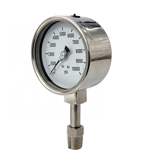 High precision long connection LPG gas pressure gauge with CE ROHS