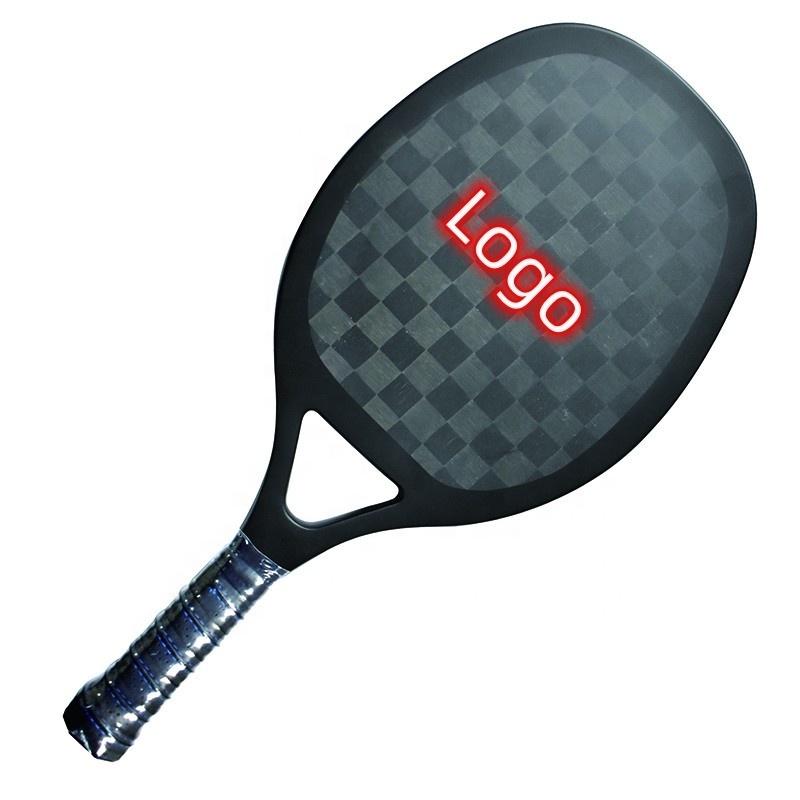 Factory Custom Personalized Paddle Racket Carbon Fiber 3K 12K 18K Beach Tennis Racquets With Nice Artwork