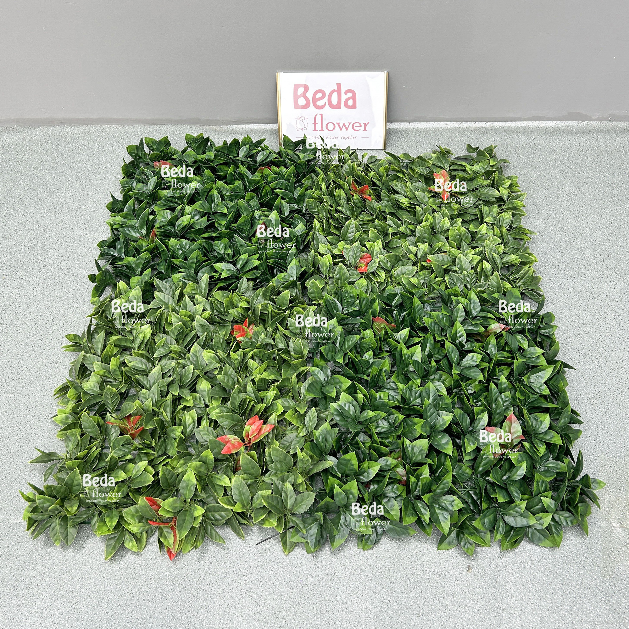 Beda 5D Artificial greensward hand made silk floral panel custom arrangement 8ft x 8ft turf backdrop Wedding party Decoration