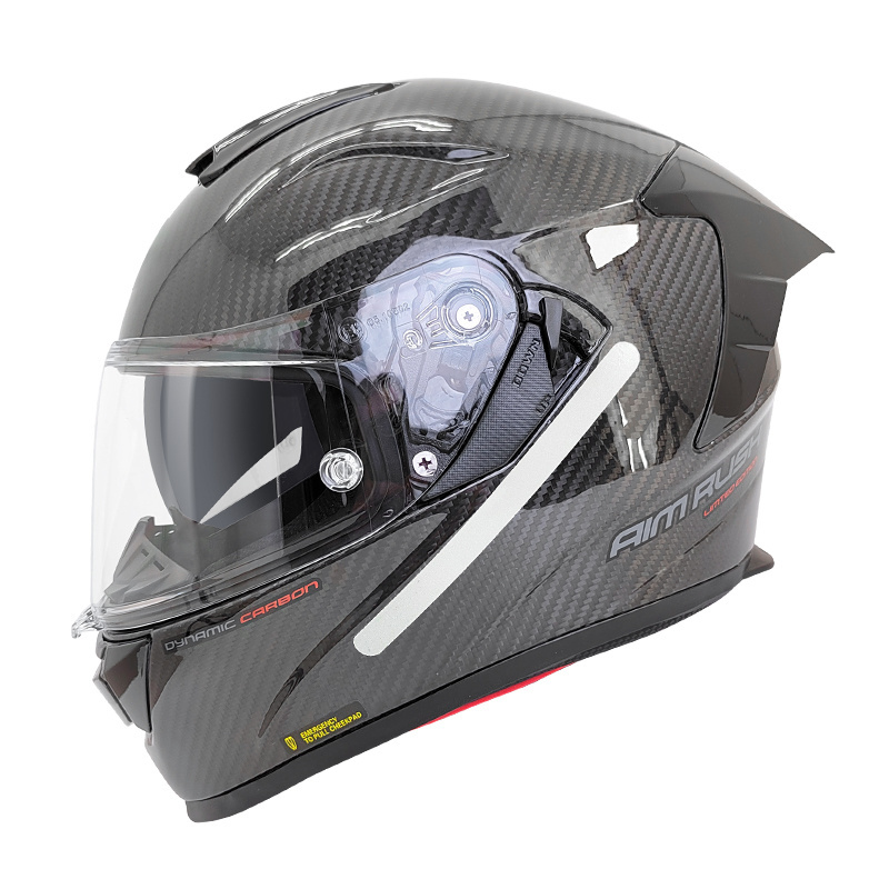 High quality urban safety driving corrosion-resistant carbon fiber full face Motorcycle helmet