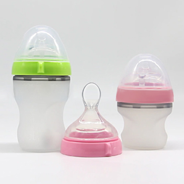 OEM and ODM Silicone spoon rice paste 240ml 160ml nipple milk baby bottle