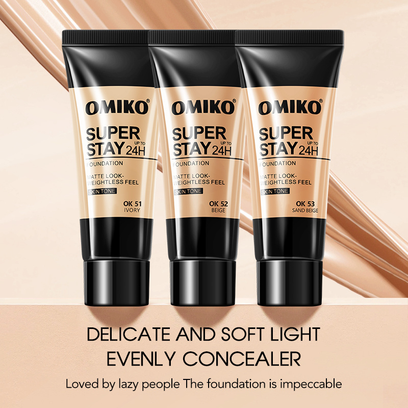 OEM Liquid Foundation Concealer Moisturizing Oil Control Face Makeup Waterproof And Sweat Resistant Liquid Concealer