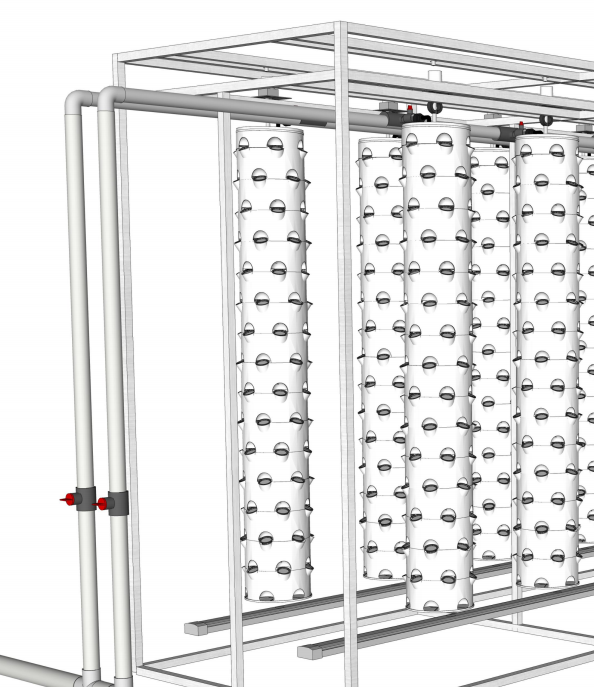 tower system aeroponic growing towers  indoor planting greenhouse agriculture tower garden vertical farm hydroponic