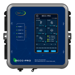 BECC-PRO Indoor Grow Tent Climate Controller hydroponic CO2 humidity temperature lighting control APP remote control and on site