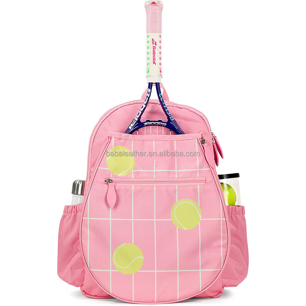 ODM OEM Kids Tennis Backpack Padded & Adjustable Straps For Ages 7-11 Sports Gym Bag Tennis Backpack for Women