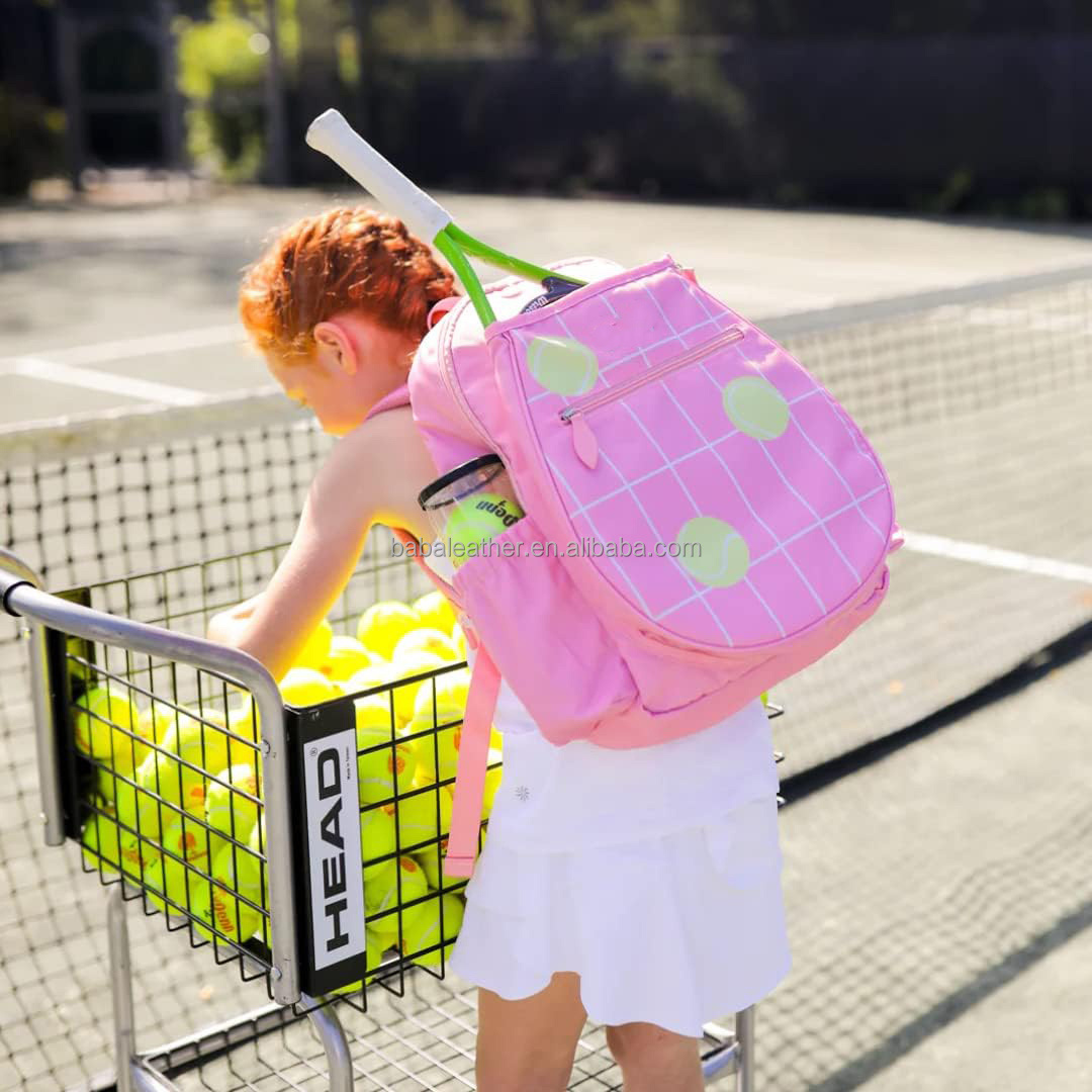 ODM OEM Kids Tennis Backpack Padded & Adjustable Straps For Ages 7-11 Sports Gym Bag Tennis Backpack for Women