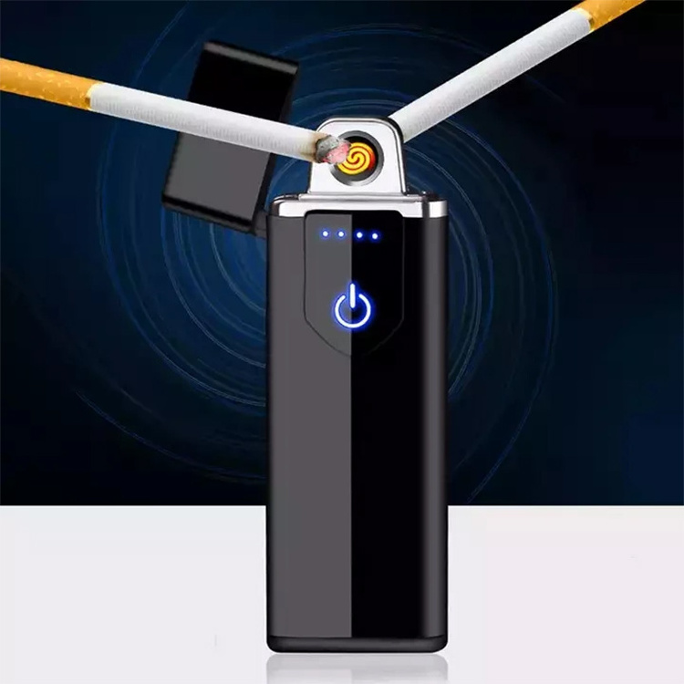 Wholesale Best Usb Dual Arc Lighter & Windproof Dual Arc Electronic Lighter Usb Rechargeable For Gift Sets