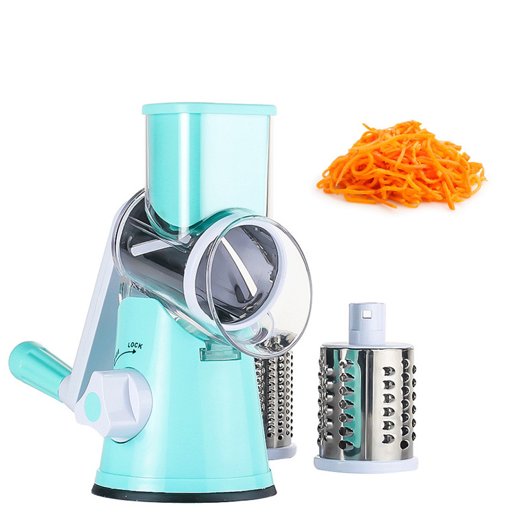 Multifunctional Drum Cutter Slicing Machine Hand-Cranked Vegetable Cutter