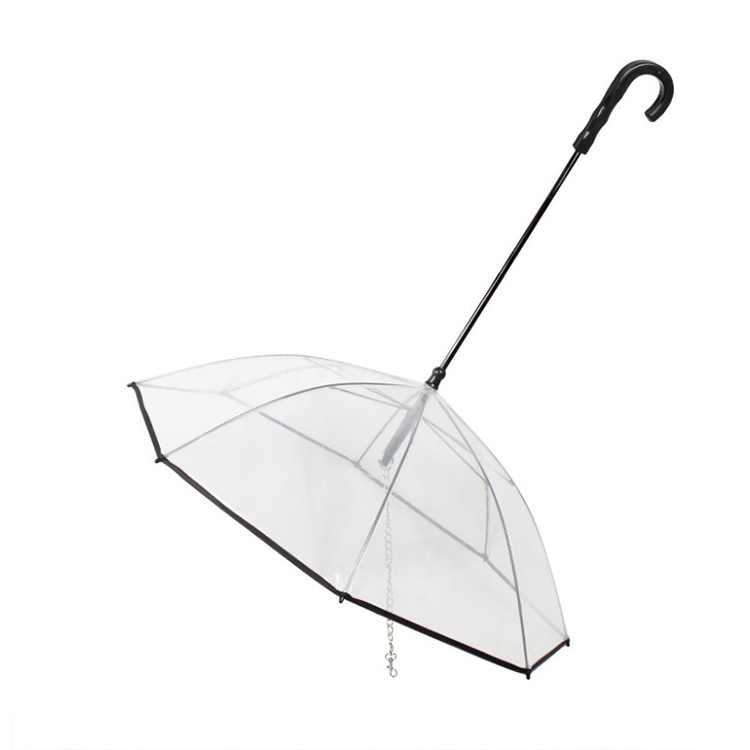 Dog Design Umbrella Rainproof Pet Dog Umbrella Leash Pet Umbrella