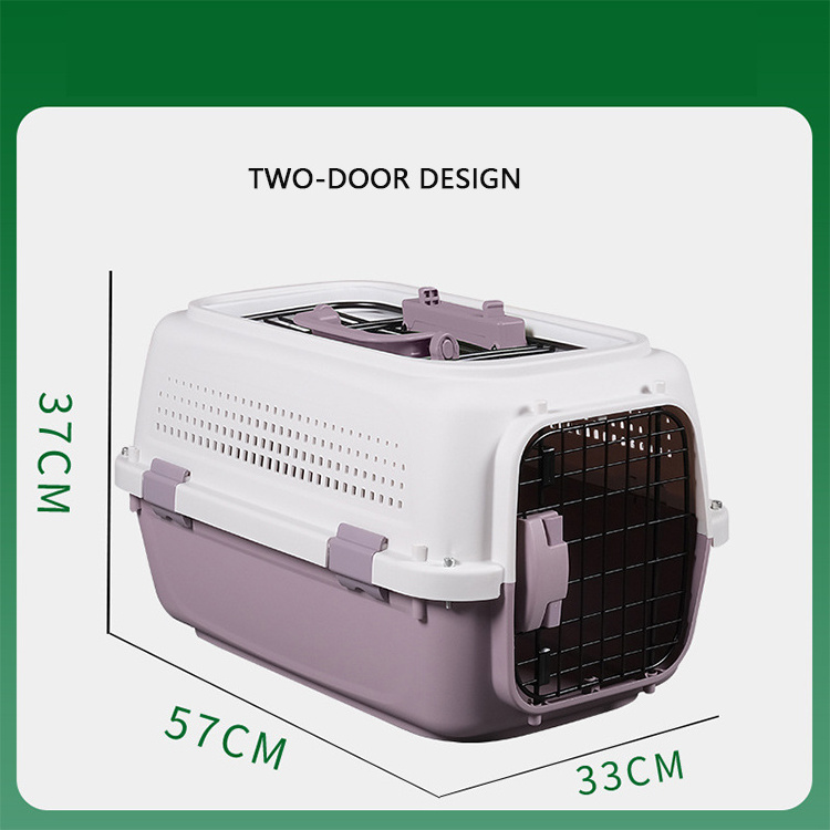 Designs Dog Air Box Plastic Kennels Rolling Plastic Dog Accessories Pet Carriers Pet Carriers Travel Products