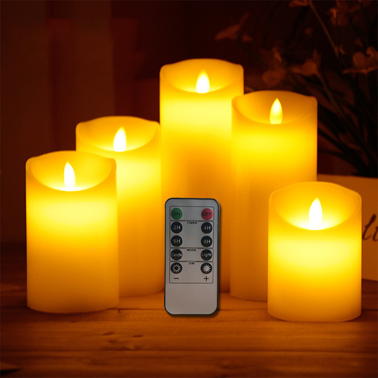 High Quality Tea Lights Flameless Candle Swing Flame Candle Operated Night Lights Rechargeable Led Candle