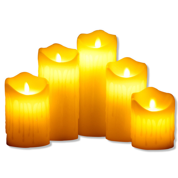 High Quality Tea Lights Flameless Candle Swing Flame Candle Operated Night Lights Rechargeable Led Candle