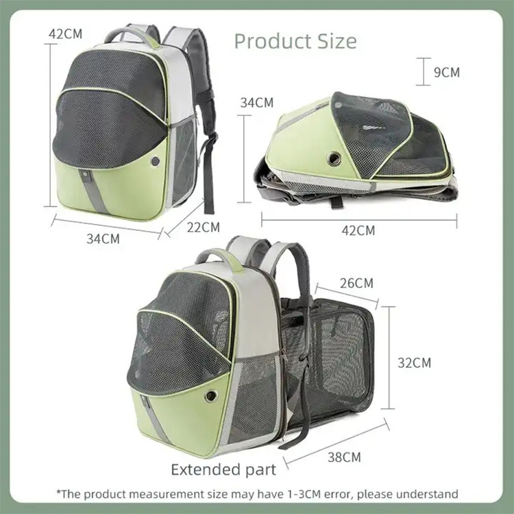 Pet Carrier Pocket Cats Backpack Travel Pet Cat Backpack Carrier Hot Sale Large Pet Backpack Big Cat Carrier