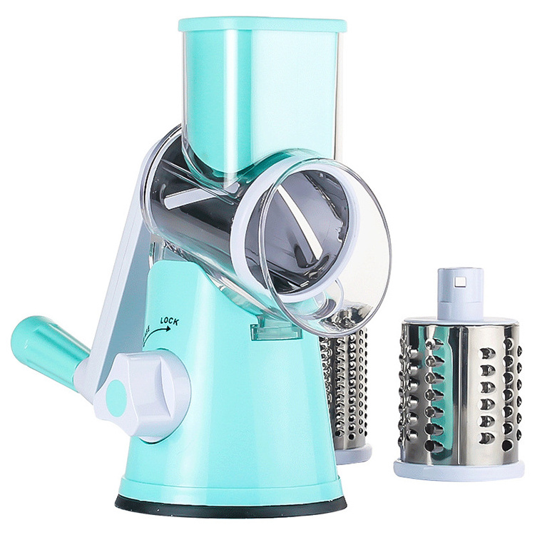 Multifunctional Drum Cutter Slicing Machine Hand-Cranked Vegetable Cutter