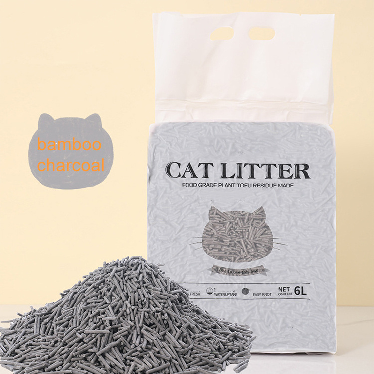 Plant Degradable Stock 5 Flavors Flushable Odor Free Ultra Absorbent Tofu Cat Litter Easy To Clean Quickly Dissolve Cat Sand