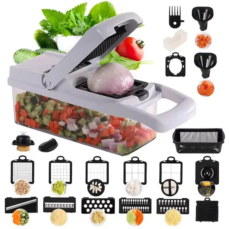 Multifunction Kitchen Fruit Vegetable Shredder Slicer Salad Maker 26 In 1 Electric Salad Maker