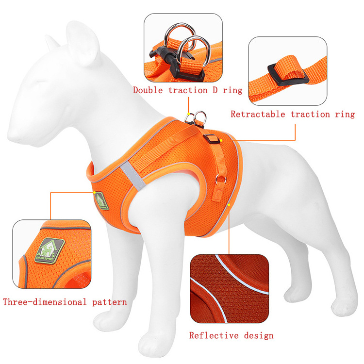 Modern Novel Design Low Price Bene paw Pet Training Leash Nylon Lead Pet Dog Safety Harness Adjustable Padded