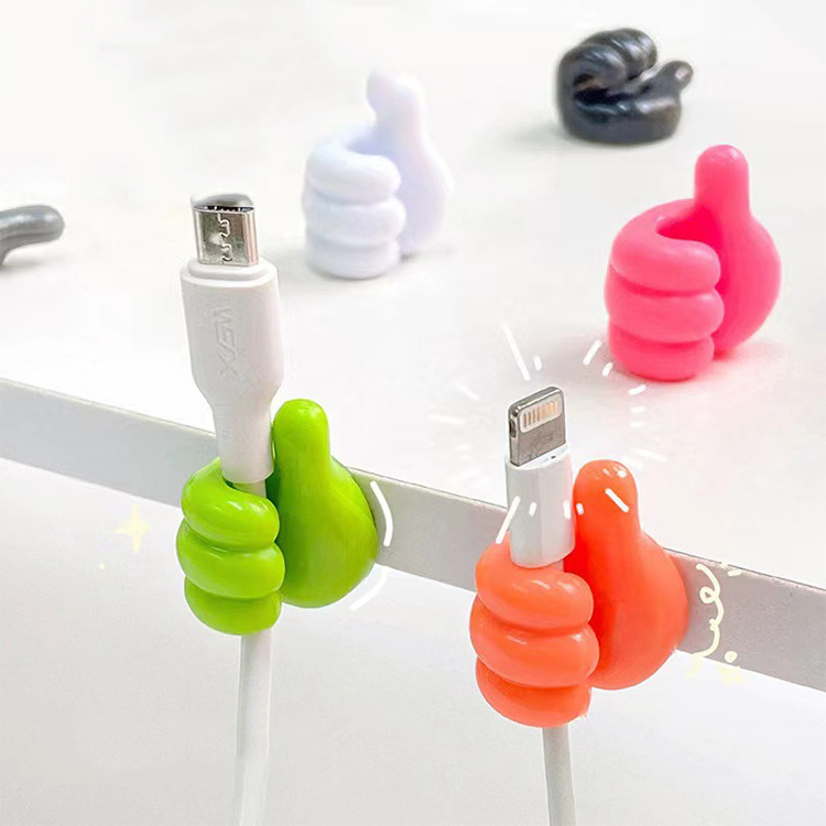 Multifunctional Creative No Punch Key Data Line Retainer No Trace Paste Decorative Small Hook Wall Hooks Adhesive