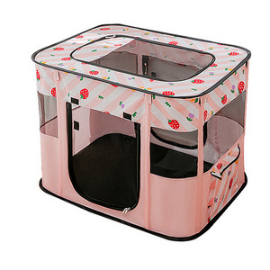 Free Samples Oxford Removable Cover Portable Foldable Pet Playpen Dogs And Cats Fence Pet Tent