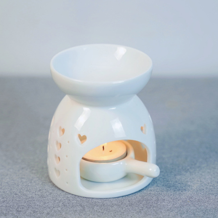 Free Sample Luxury Mini Custom Ceramic Candle Wax Melt Burner Cute Cartoon Essential Fragrance Scented Incense Burner