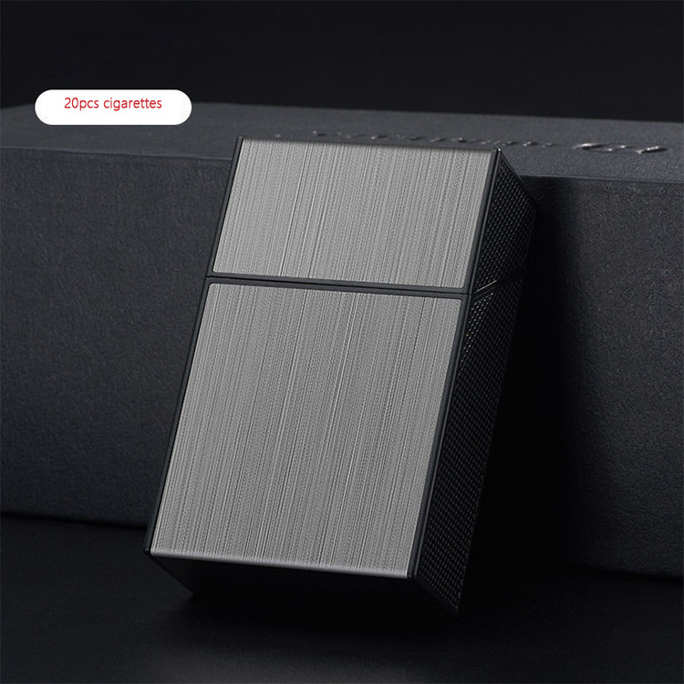 New Fashion Moisture-Proof And Pressure-Proof Pyrotechnic Integrated Cigarette Focus Cigarette Case With Lighter