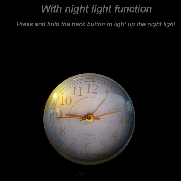 Wholesale European Style Creative Silent Electronic Alarm Clock Minimalist Living Room Bedroom Student Luminous Quartz Clock