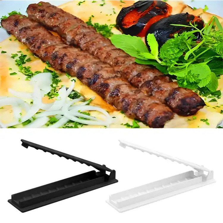 Kebab Making Machine Lamb Meat Skewer Wearing  Bbq Meat Automatic Skewer Machine Meat Skewer Machine