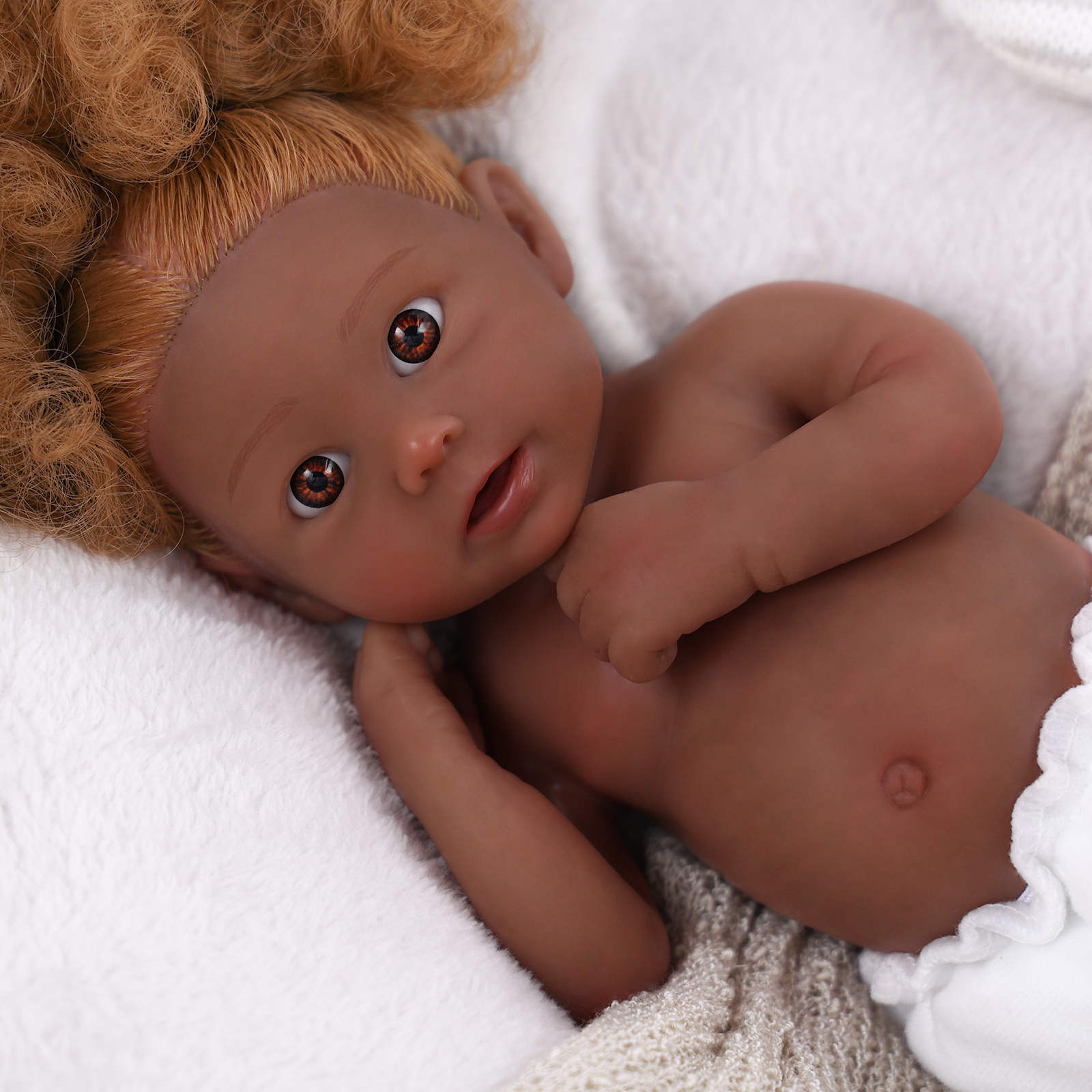 Hand Paint Doll 3D skin multiple Layers Painting Visible Veins 12 inch bebe reborn em silicone Reborn Toddler Girl Doll