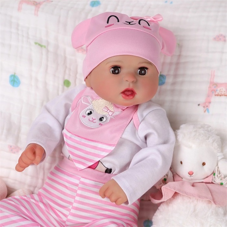 Babeside Bailyn 20'' Lifelike Reborn Baby Doll Girl Reborn Doll With Blinking Eyes