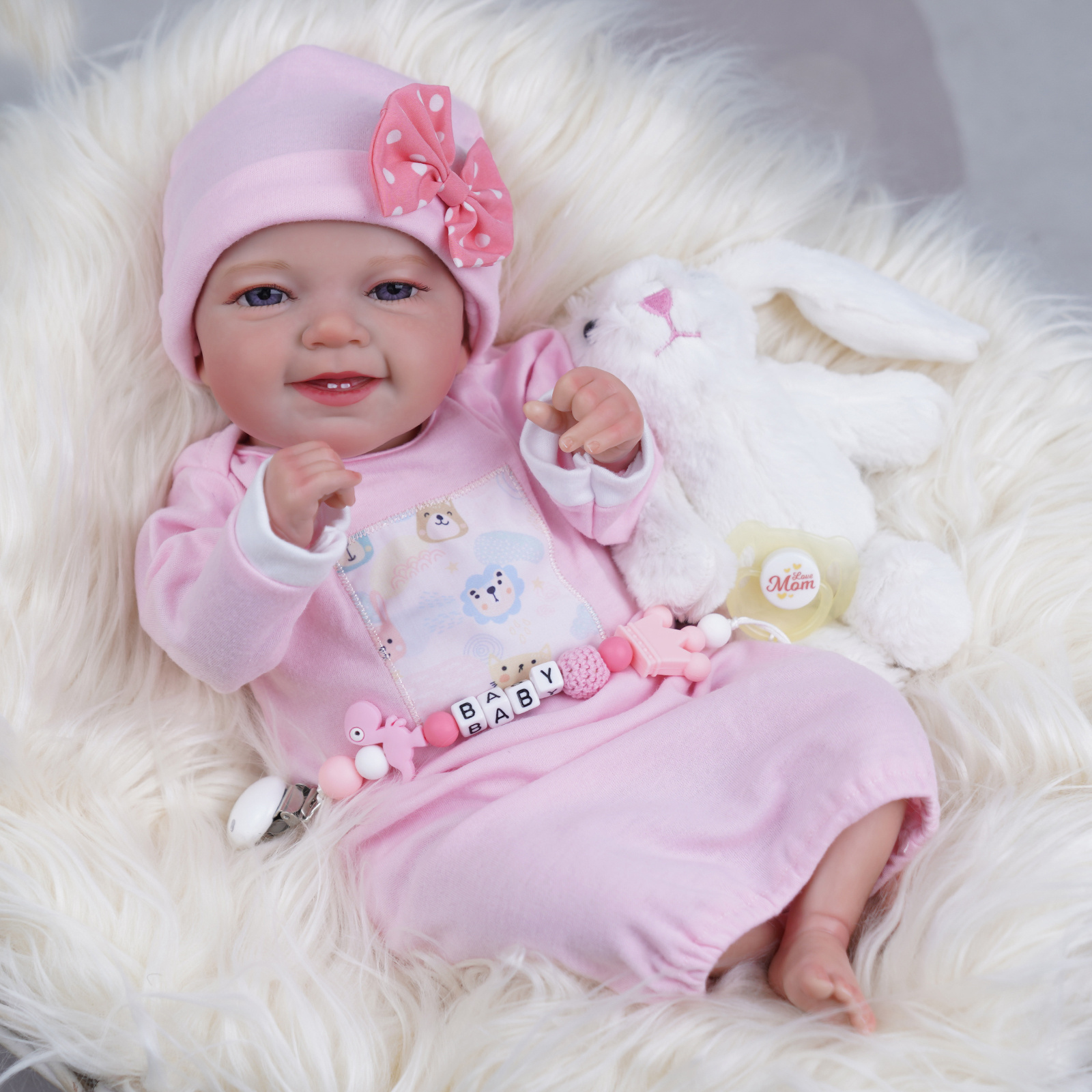 20 inch Realistic Newborn reborn silicone baby doll Full Body Vinyl Real Life reborn toddler dolls