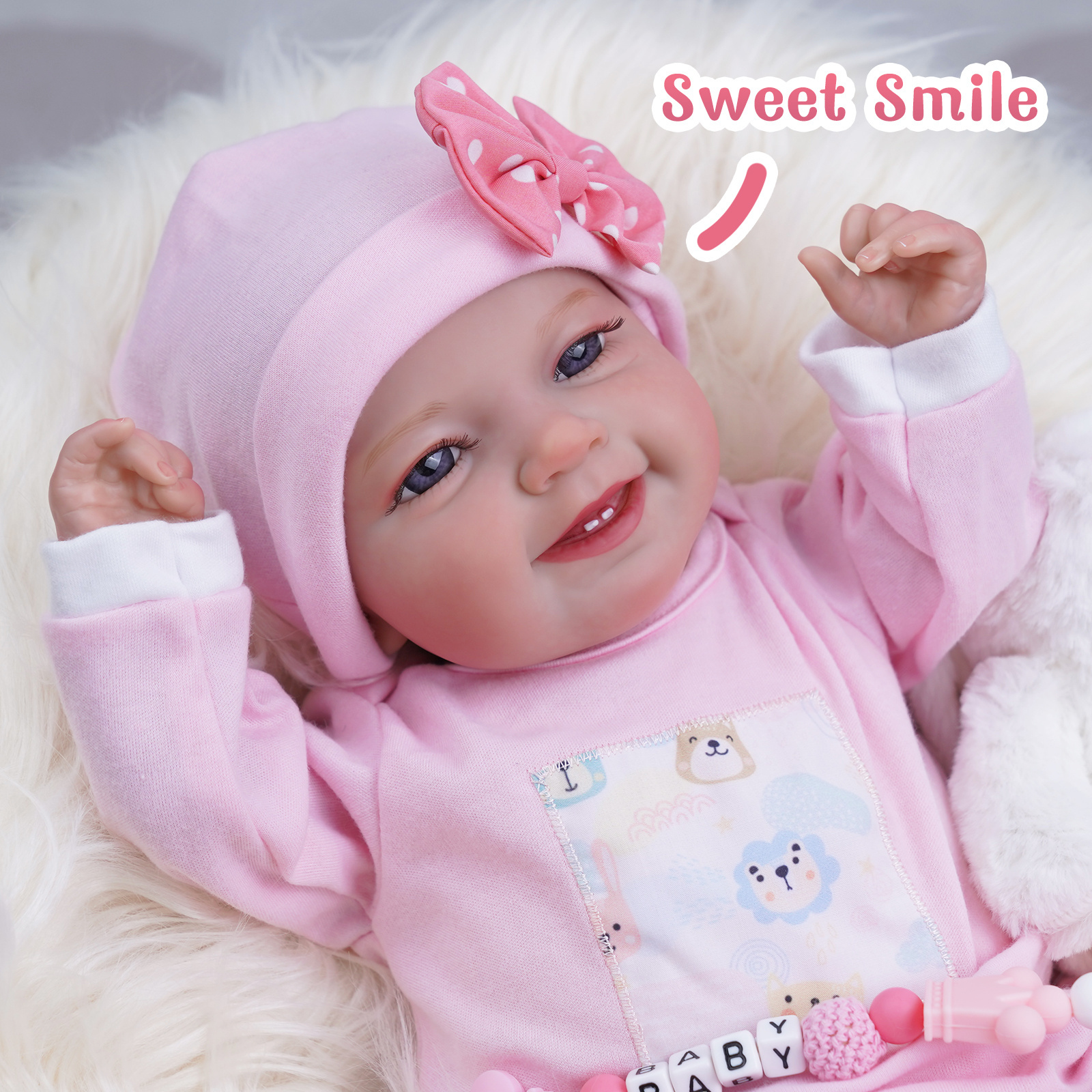 20 inch Realistic Newborn reborn silicone baby doll Full Body Vinyl Real Life reborn toddler dolls