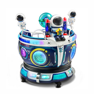 Commercial Amusement Coin Operation Rotary Cup Space Capsule Rocking Car Kiddie Rides