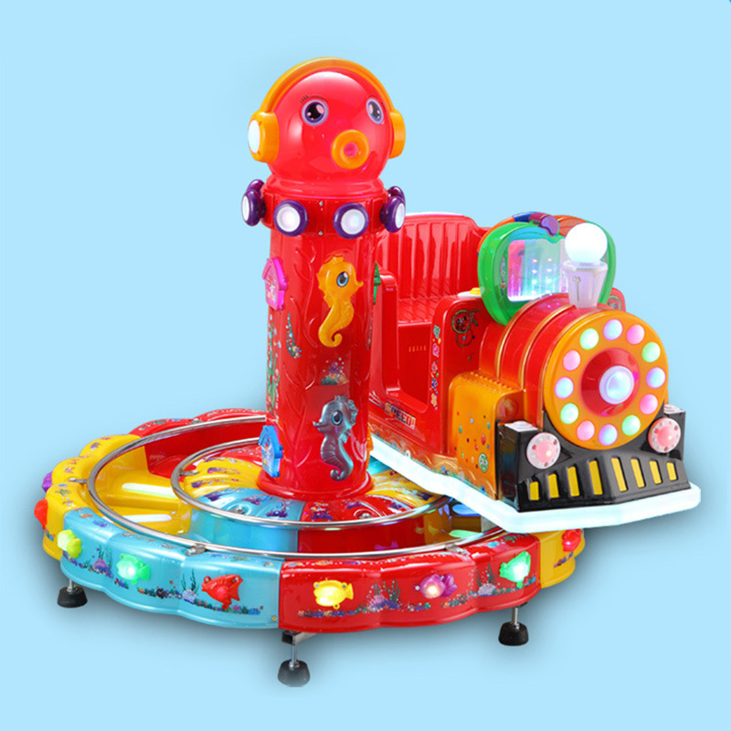 Coin Operated Octupus Octopus Train Kiddy Rides Amusement Machine Kiddie Ride